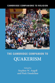 book cover, The Combridge Companion to Quakerism